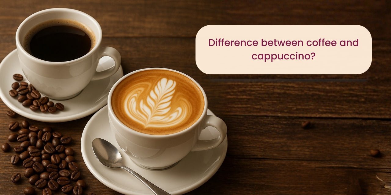 Difference Between Coffee and Cappuccino - Something's Brewing