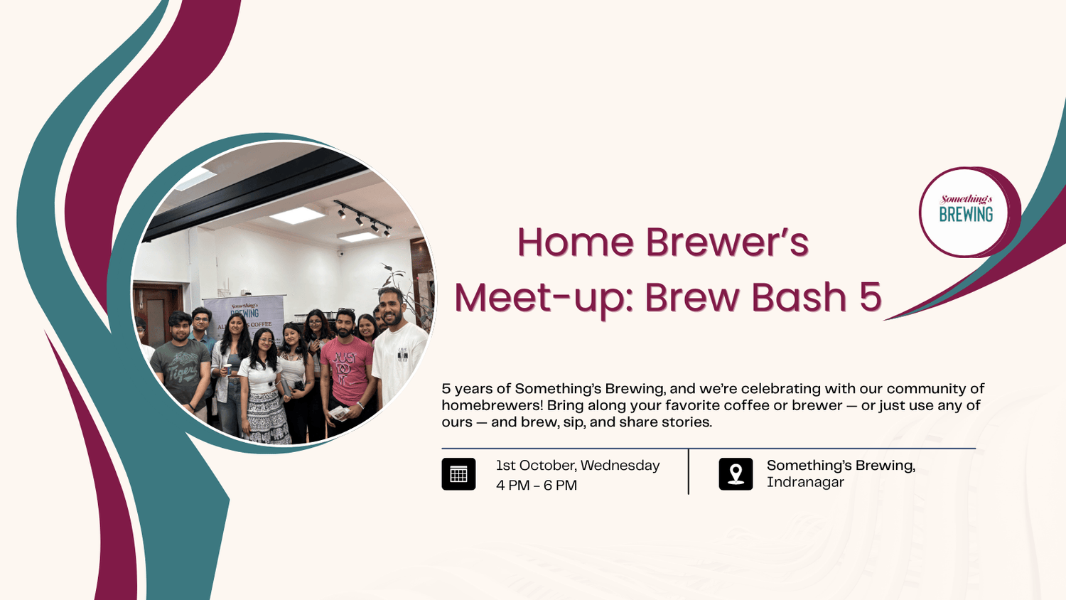 Home Brewer's Meet-up | Brew Bash 5 🎉☕ - Something's Brewing