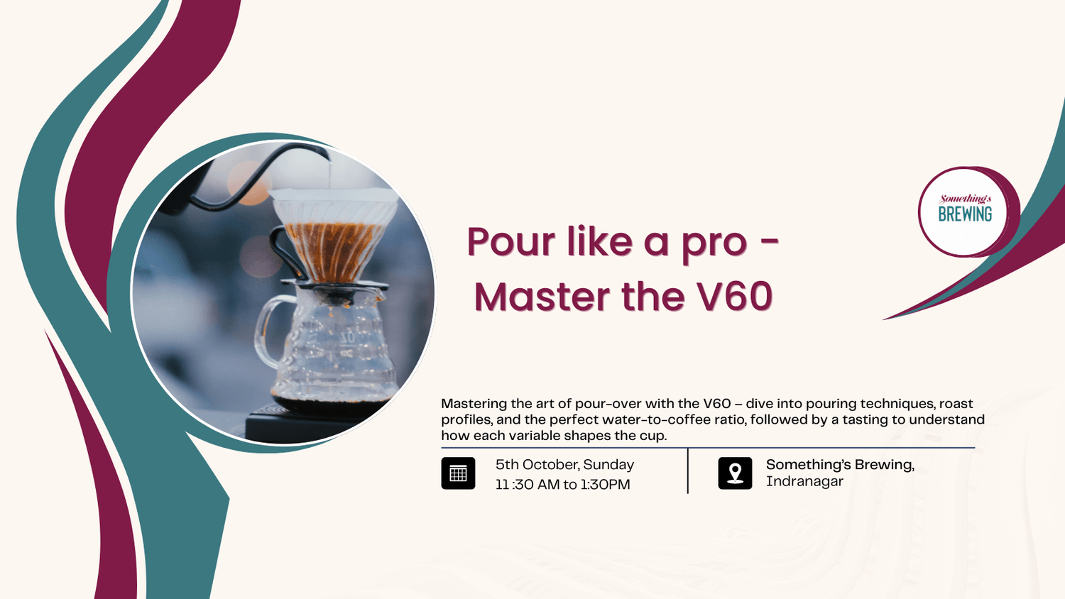 Pour Like a Pro – Master the V60 - Something's Brewing