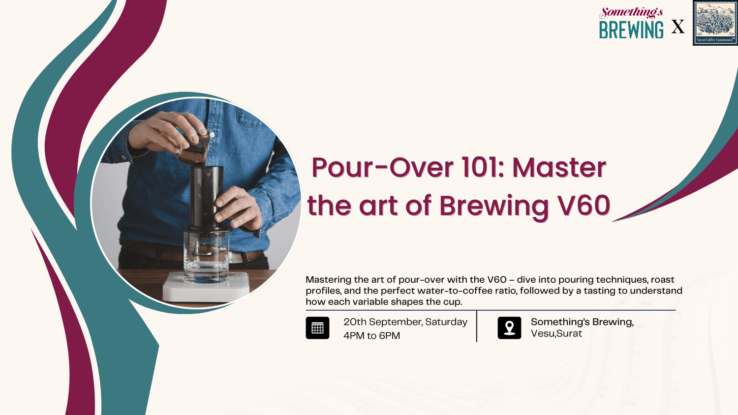 Pour-Over  101: Master The Art of Brewing V60 - Something's Brewing