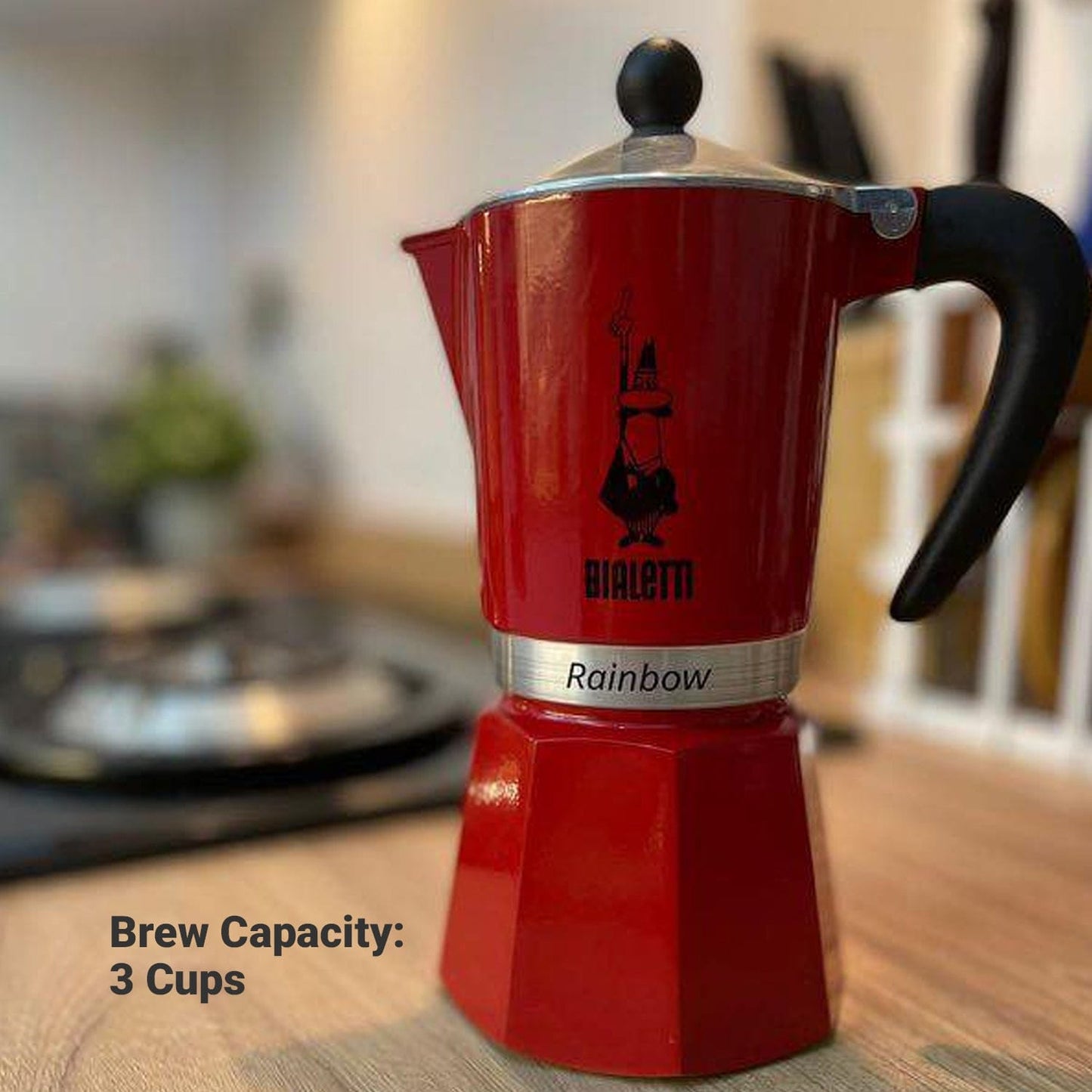 Bialetti Manual Brewing Bialetti Rainbow 3 Cups- Perfect Gift for Coffee Lovers