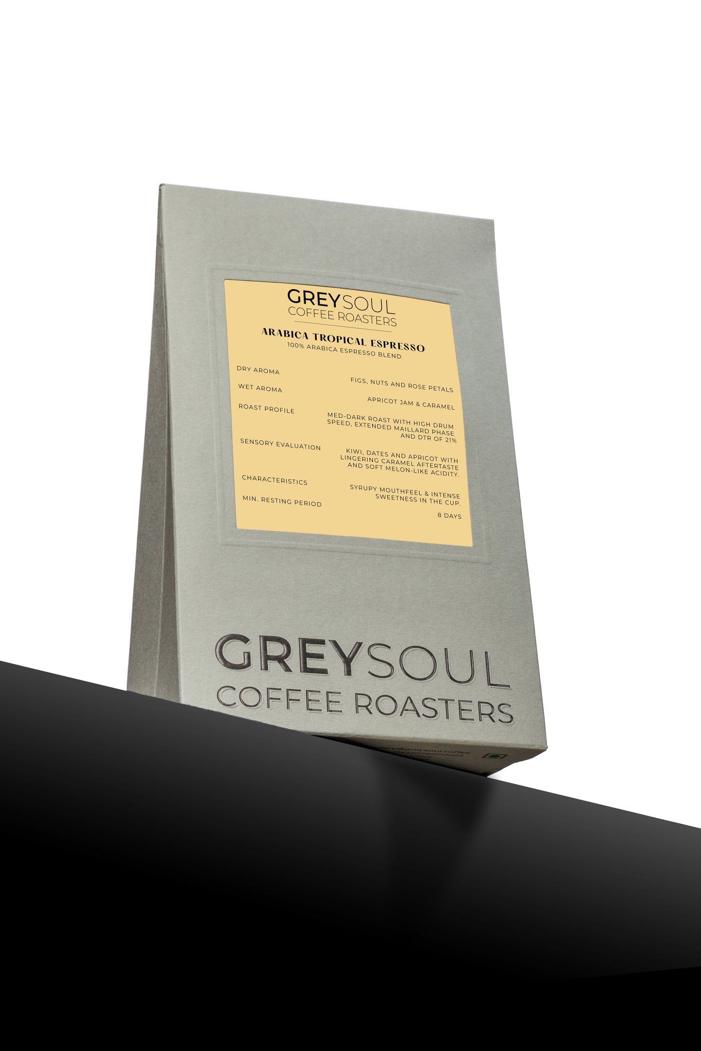 Greysoul Coffee Whole coffee beans Arabica Tropical Espresso( 10kgs Minimum Order)