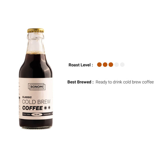 Bonomi Ready To Drink 200ml Classic Cold Brew Coffee (Pack of 6)