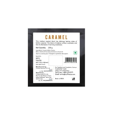 Coffeeza Caramel Ground Coffee (Coarse Grind)