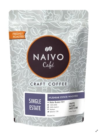 Naivo Ground And Whole Beans Naivo Mubarak Estate Washed (India)