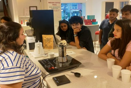Coffee Workshop at somethings brewing