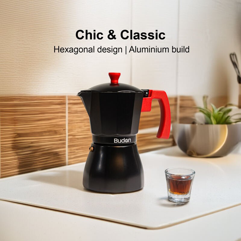 Budan Aluminium Moka Pot - Something's Brewing