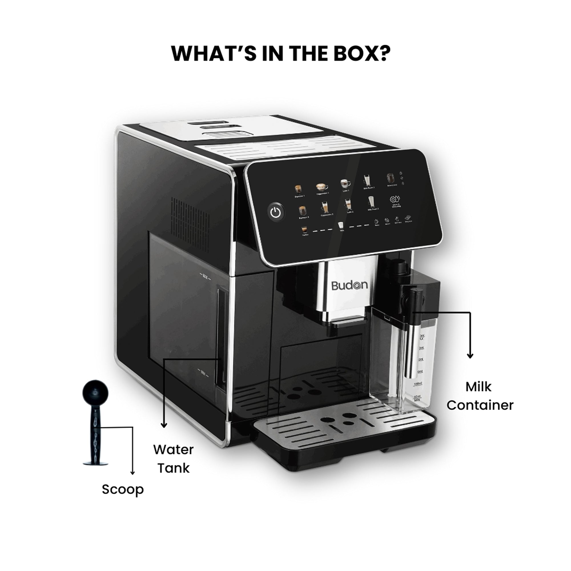 Budan Brew500 | Fully Automatic Coffee Machine - Something's Brewing
