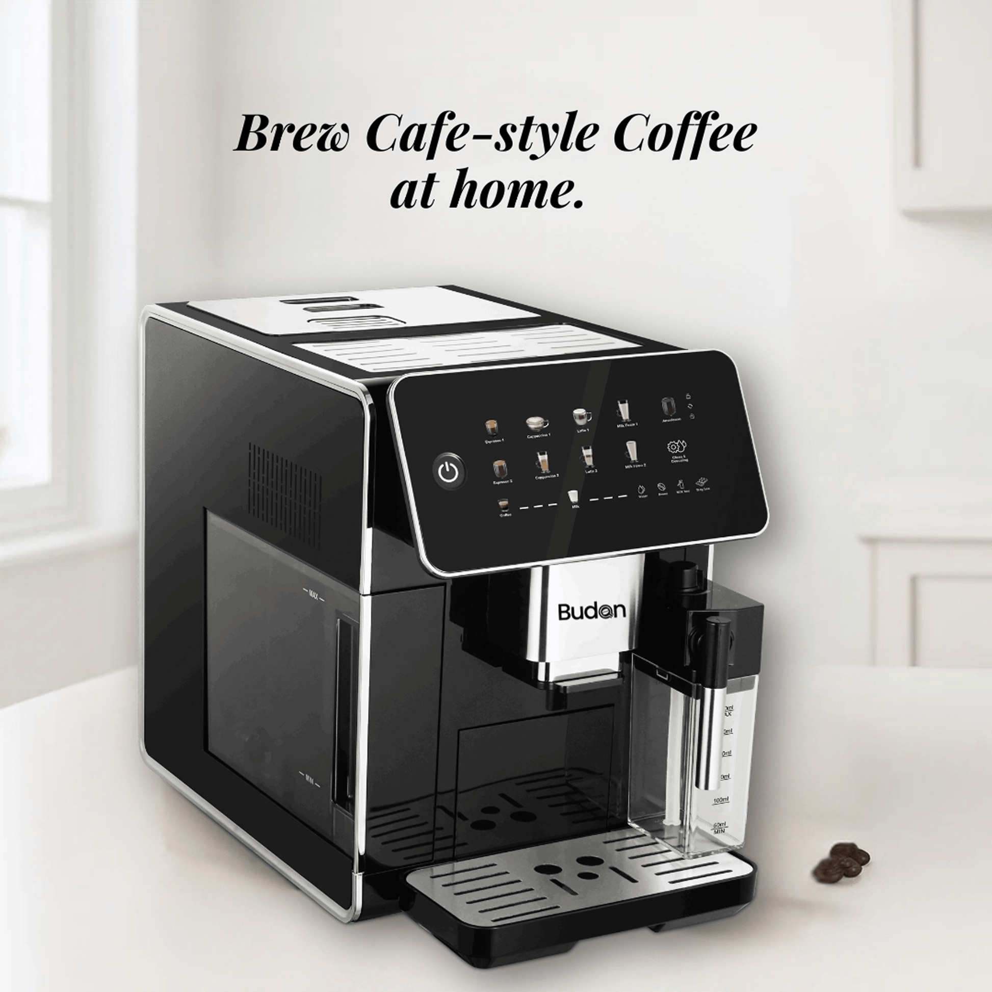 Budan Brew500 | Fully Automatic Coffee Machine - Something's Brewing