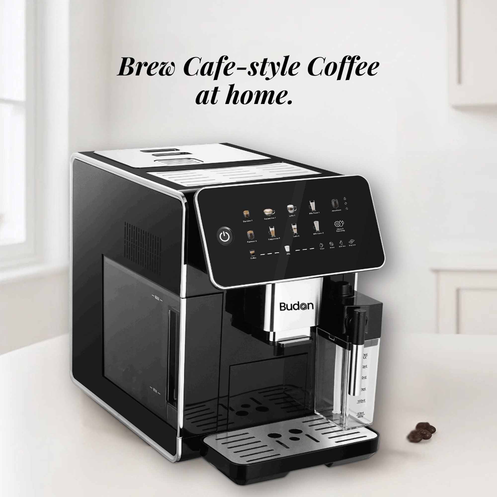 Budan Brew500 | Fully Automatic Coffee Machine - Something's Brewing