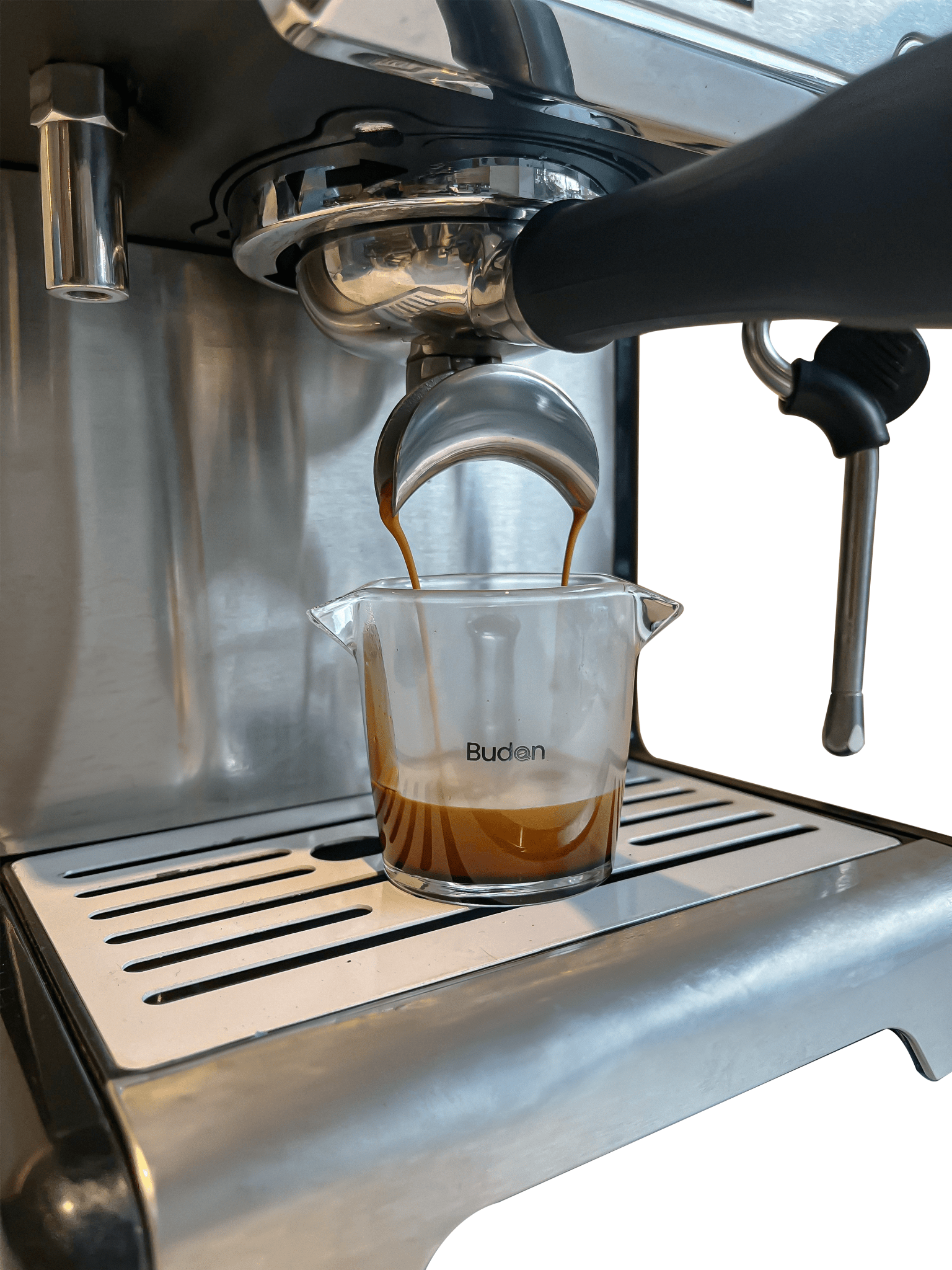 Budan Double Spout Shot Glass for Espresso - Something's Brewing