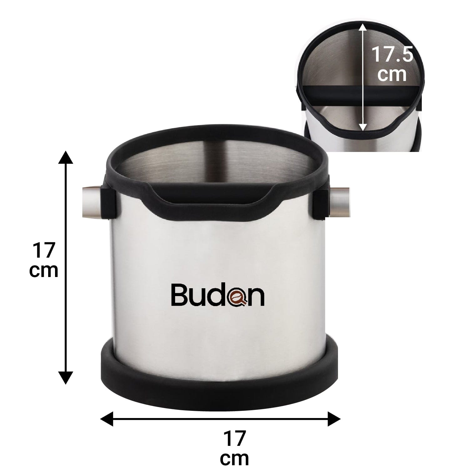 Budan Knock Box Stainless Steel - Something's Brewing