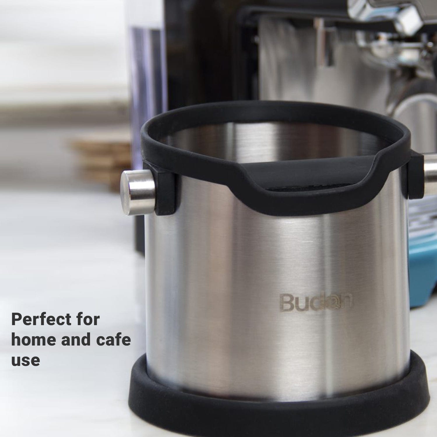 Budan Knock Box Stainless Steel - Something's Brewing