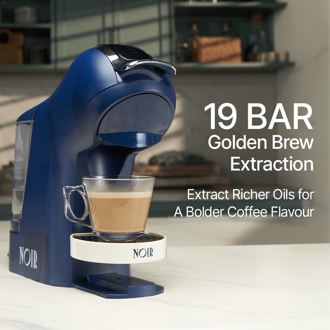 Noir Azure Coffee Machine - Something's Brewing