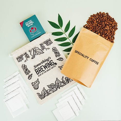 Somethings Brewing Best seller Convenient Brew Bag Gift Box - Gift for Coffee Lover