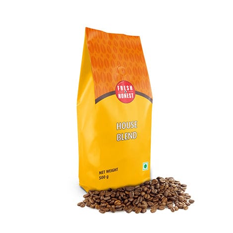 Somethings Brewing Store 500gms / Whole beans FRESH & HONEST House Blend Roasted Coffee Beans- 500 g