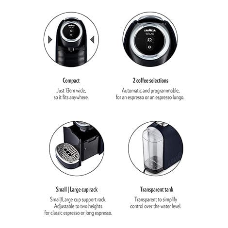 Lavazza Home Coffee Machines Lavazza BLUE Classy Mini, Single Serve Espresso Coffee Machine LB300