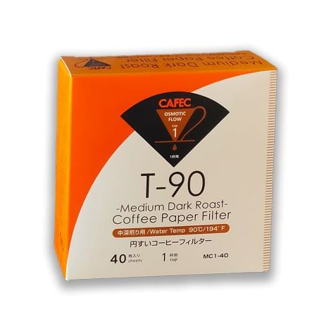 Kafeido Filters Cup 1 Medium-dark Roast Coffee Paper Filter- 40 sheets in box