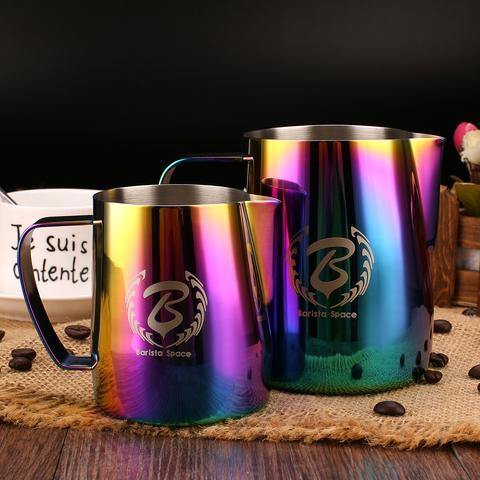 Barista Space Barista Tools Barista Space Milk Steaming Pitcher Rainbow Color