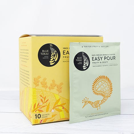 Blue Tokai Coffee Roasters Drip bags Blue Tokai Easy Pour - Nachammai Estate - Light Roast