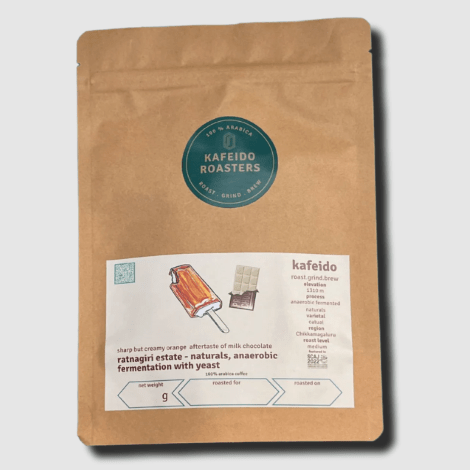 Kafeido Coffee Ground And Whole Beans Kafeido Ratnagiri Estate - Naturals, Anaerobic Fermentation with Yeast
