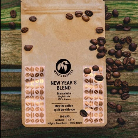 Marc's Coffee Ground And Whole Beans Marc's Coffee New Year Blend