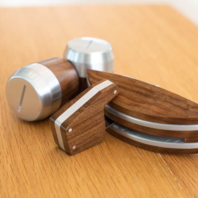 La Marzocco Spares Walnut Wood Customization Kit For Linea Mini