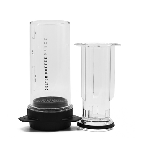 Delter Press Manual Brewing Delter Coffee Press, Manual Brewer, Transparent, 450ml