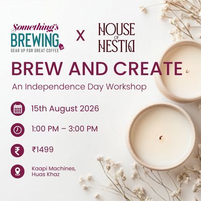 Brew & Create: A Friendship Day Workshop | Delhi