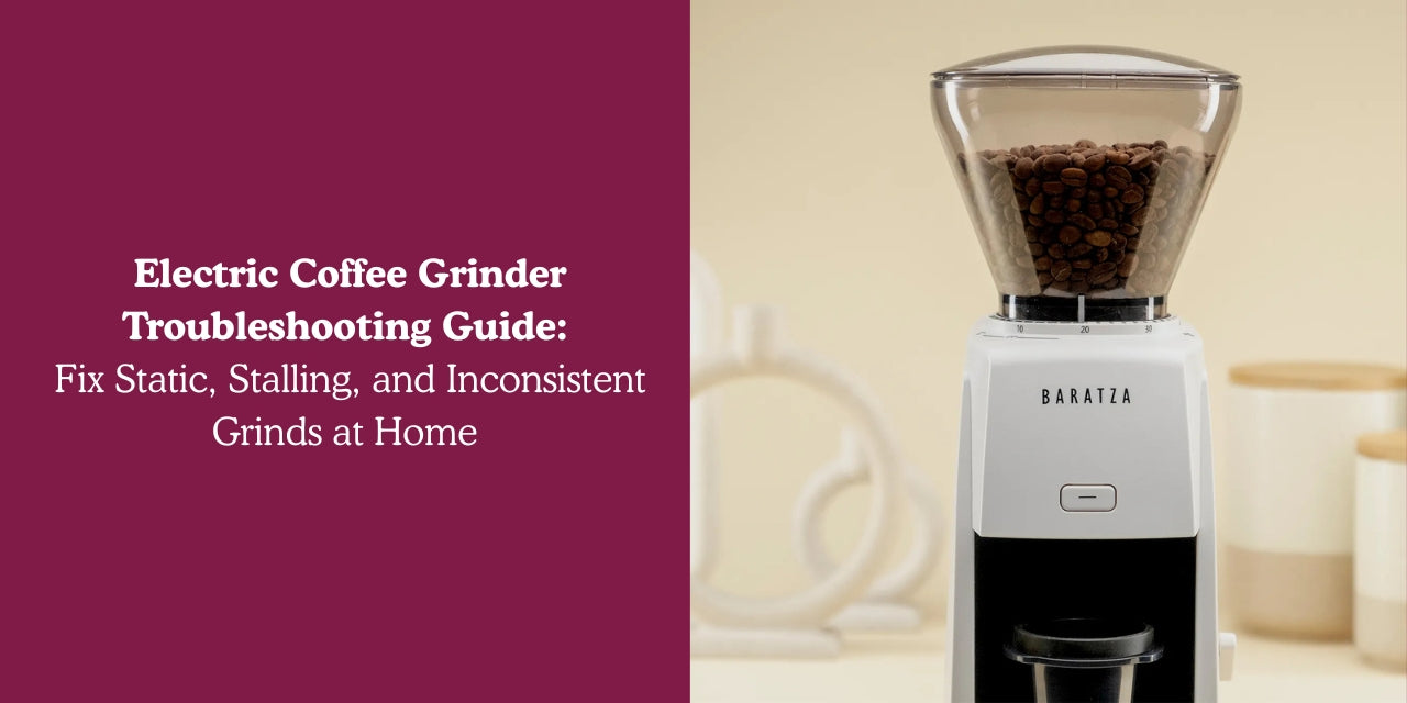 Electric Coffee Grinder Troubleshooting Guide: Fix Static, Stalling, and Inconsistent Grinds at Home
