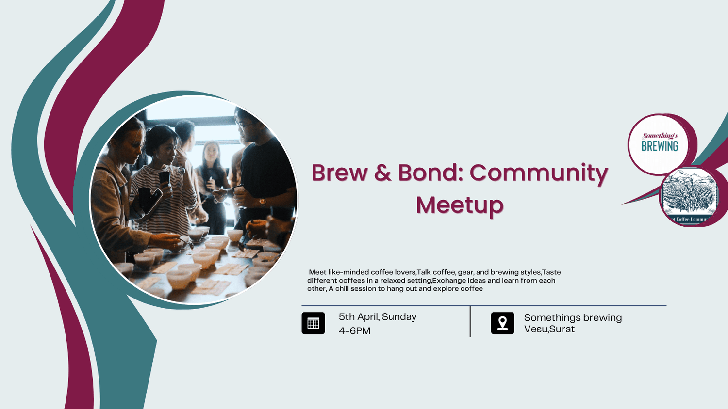 Brew & Bond: Community Meetup - Something's Brewing
