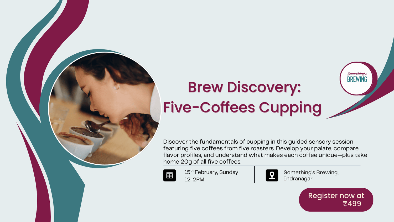 Brew Discovery: Five-Coffees Cupping - Something's Brewing