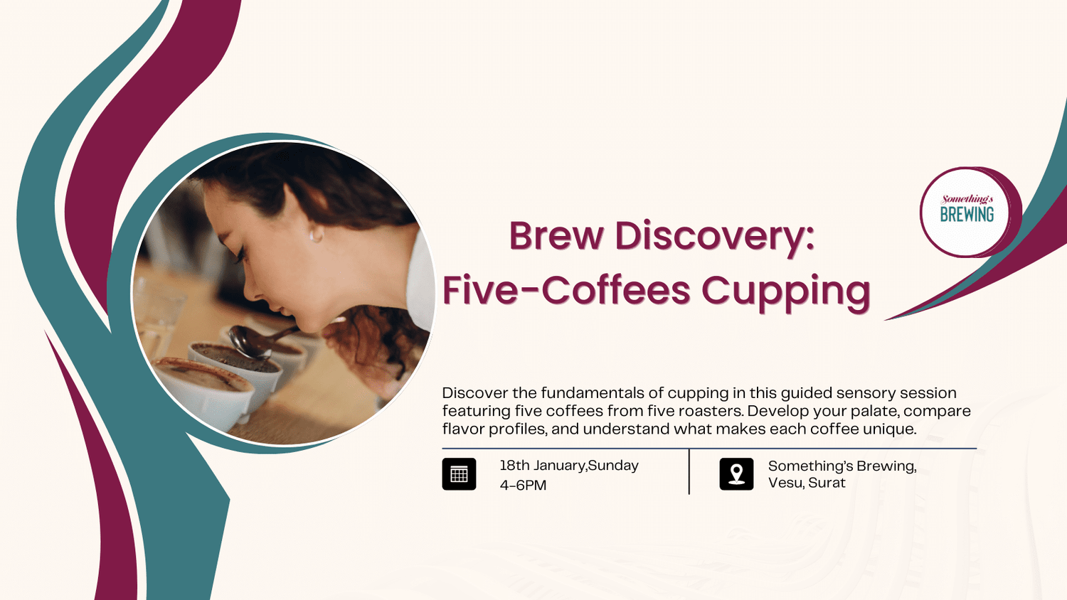 Brew Discovery: Five-Coffees Cupping - Something's Brewing