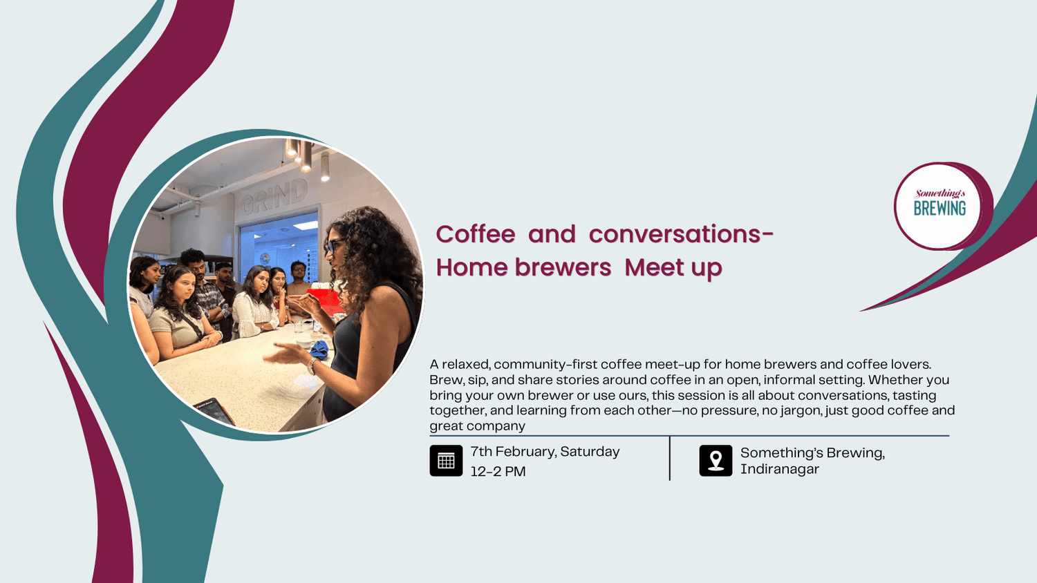 Coffee & Conversations: Home Brewers Meet-Up - Something's Brewing