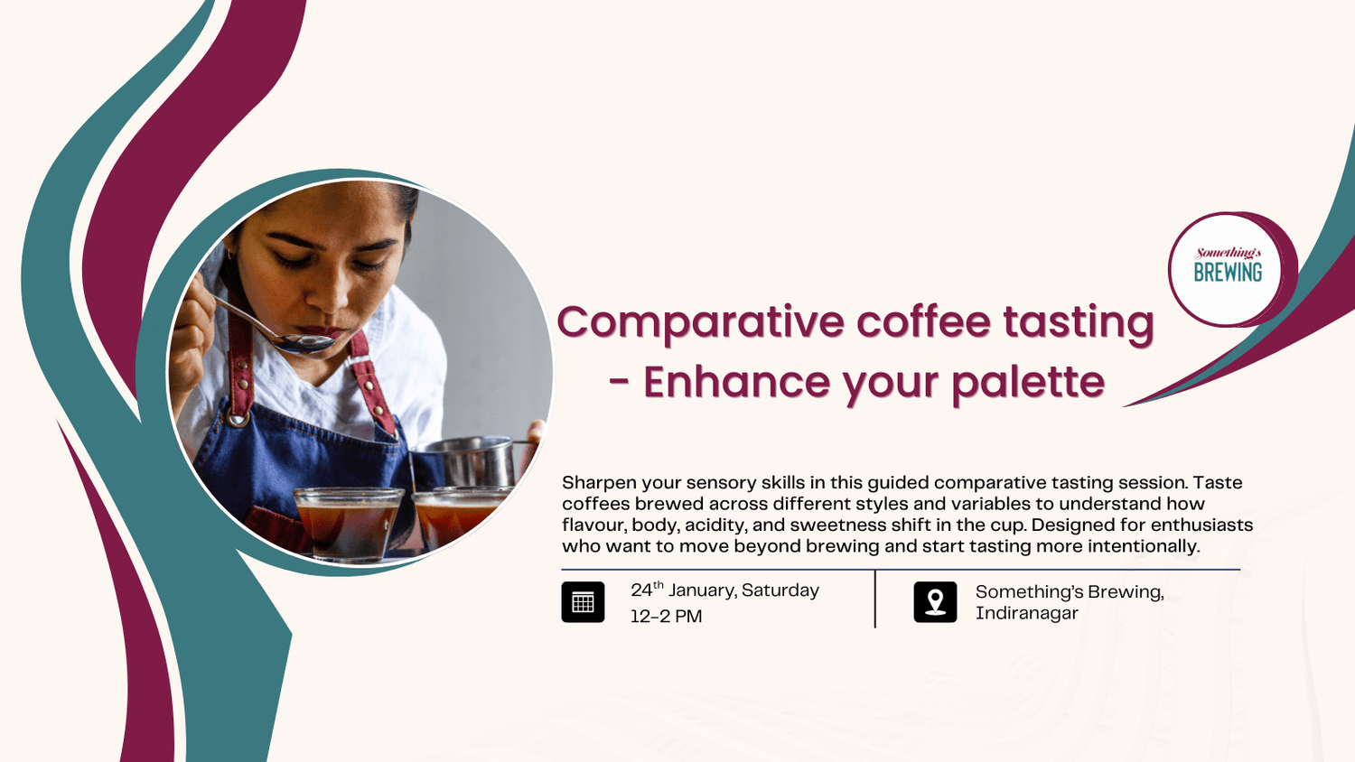 Comparative coffee tasting - Enhance your palate - Something's Brewing