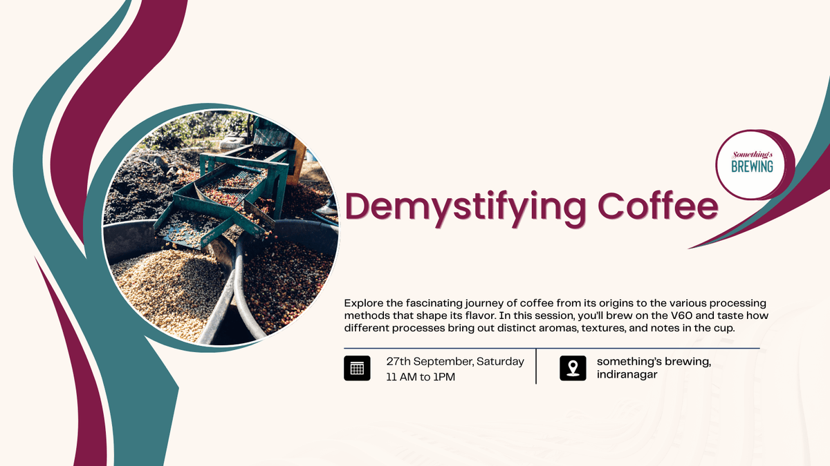 Demystifying Coffee: Origins, Processing & Brewing - Something's Brewing