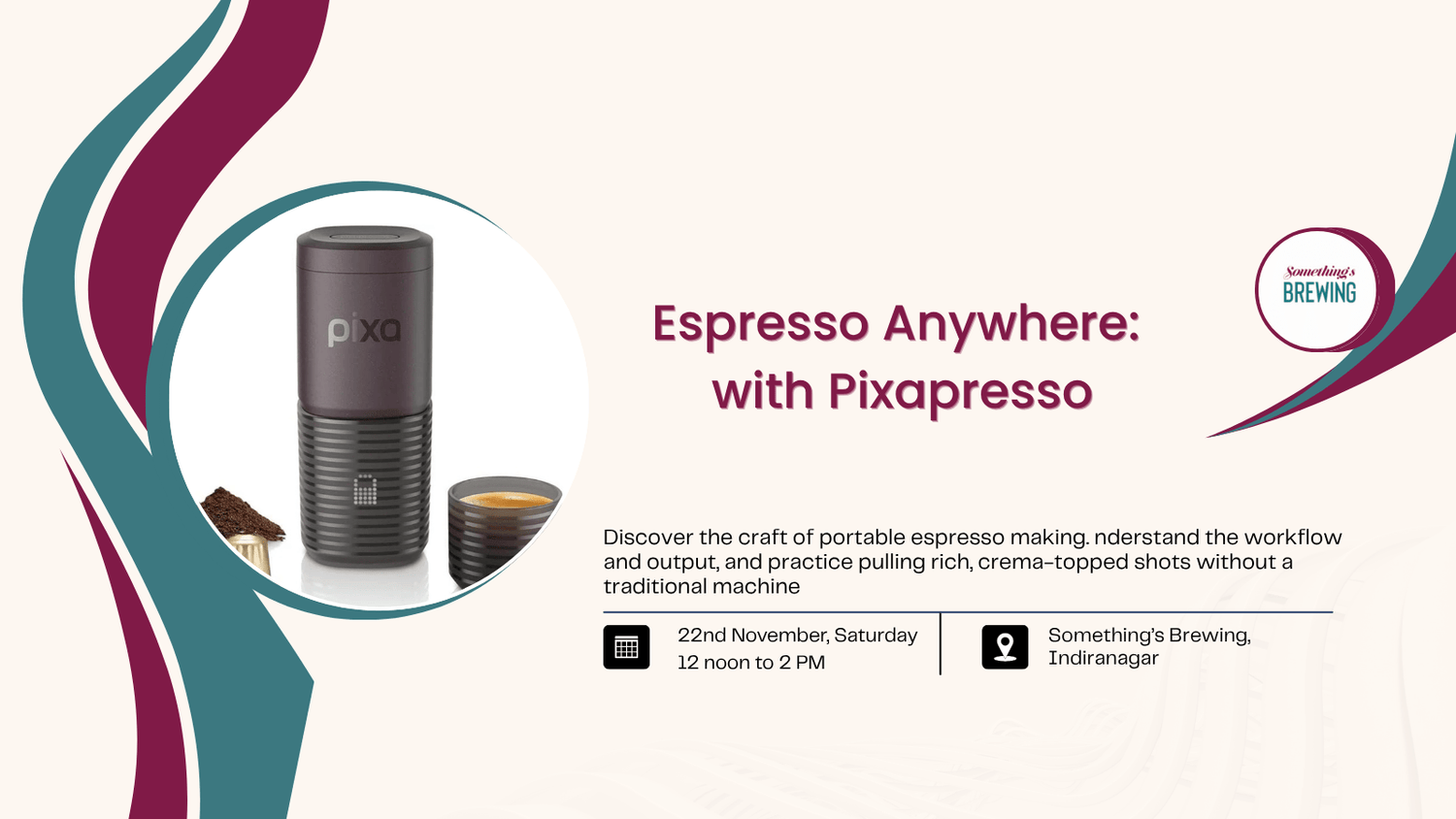 Espresso Anywhere: Brewing with Pixapresso - Something's Brewing