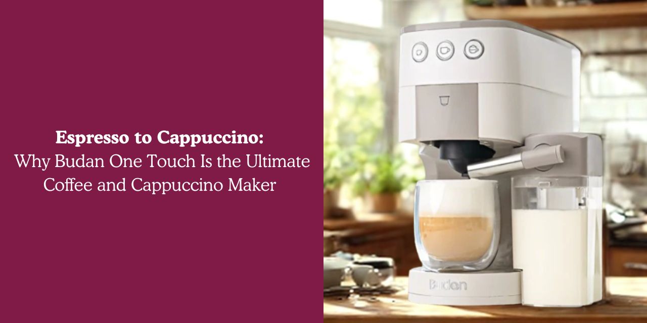 Espresso to Cappuccino: Why Budan One Touch Is the Ultimate Coffee and Cappuccino Maker? - Something's Brewing