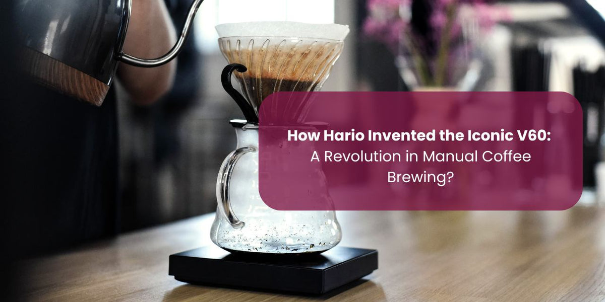 How Hario Invented the Iconic V60: A Revolution in Manual Coffee Brewing? - Something's Brewing