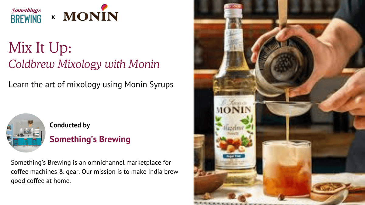 Mix It Up: Cold Brew Mixology with Monin - Something's Brewing