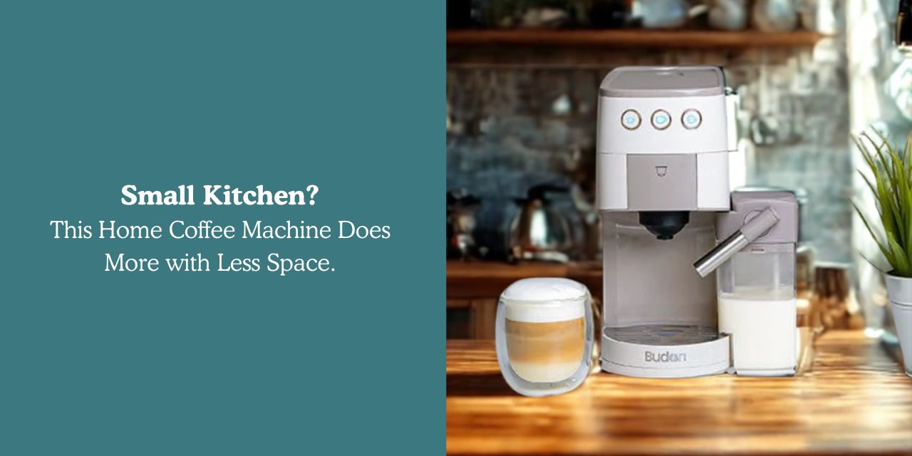 Small Kitchen? This Home Coffee Machine Does More with Less Space - Something's Brewing