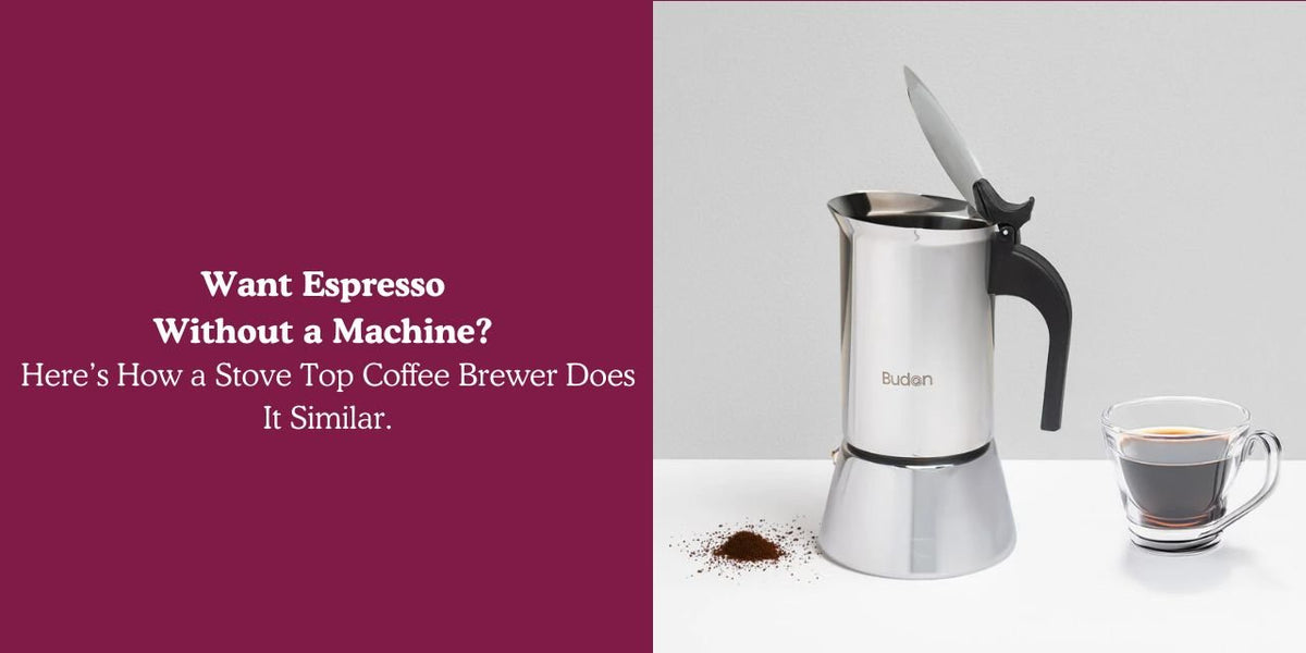 Want Espresso Without the Machine? Here’s How a Stove Top Coffee Brewer Does It Similar. - Something's Brewing