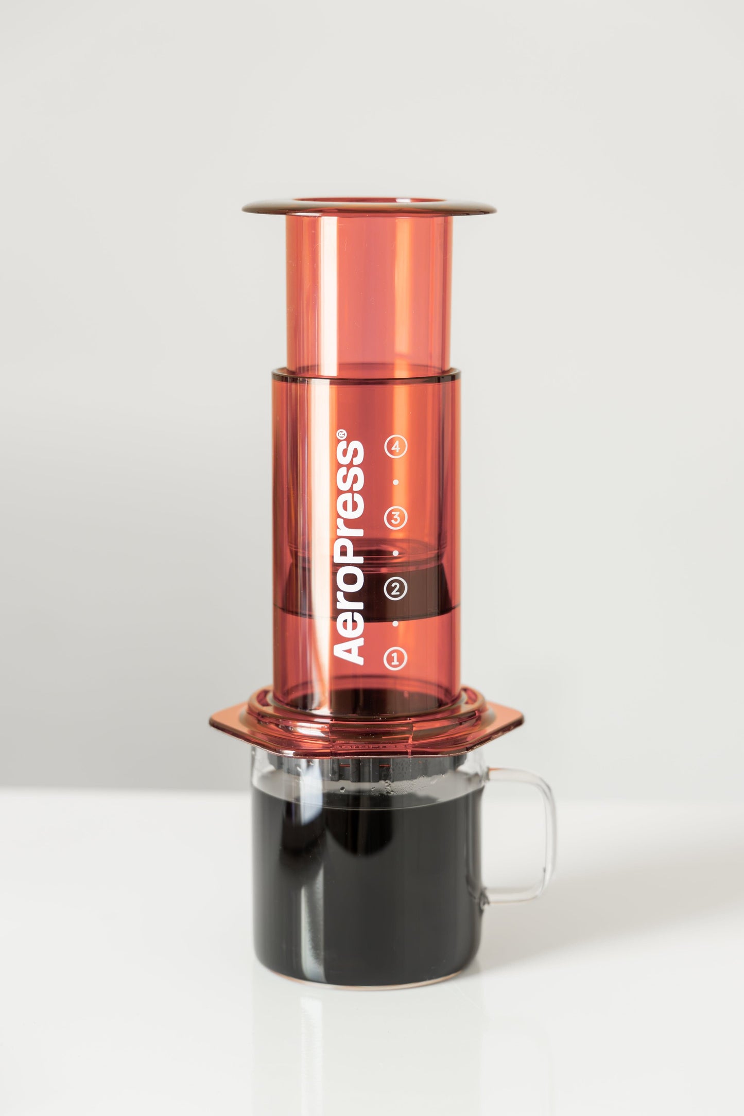 Aeropress Manual Brewing Aeropress Red Travel brewer / Coffee Maker - On pre order