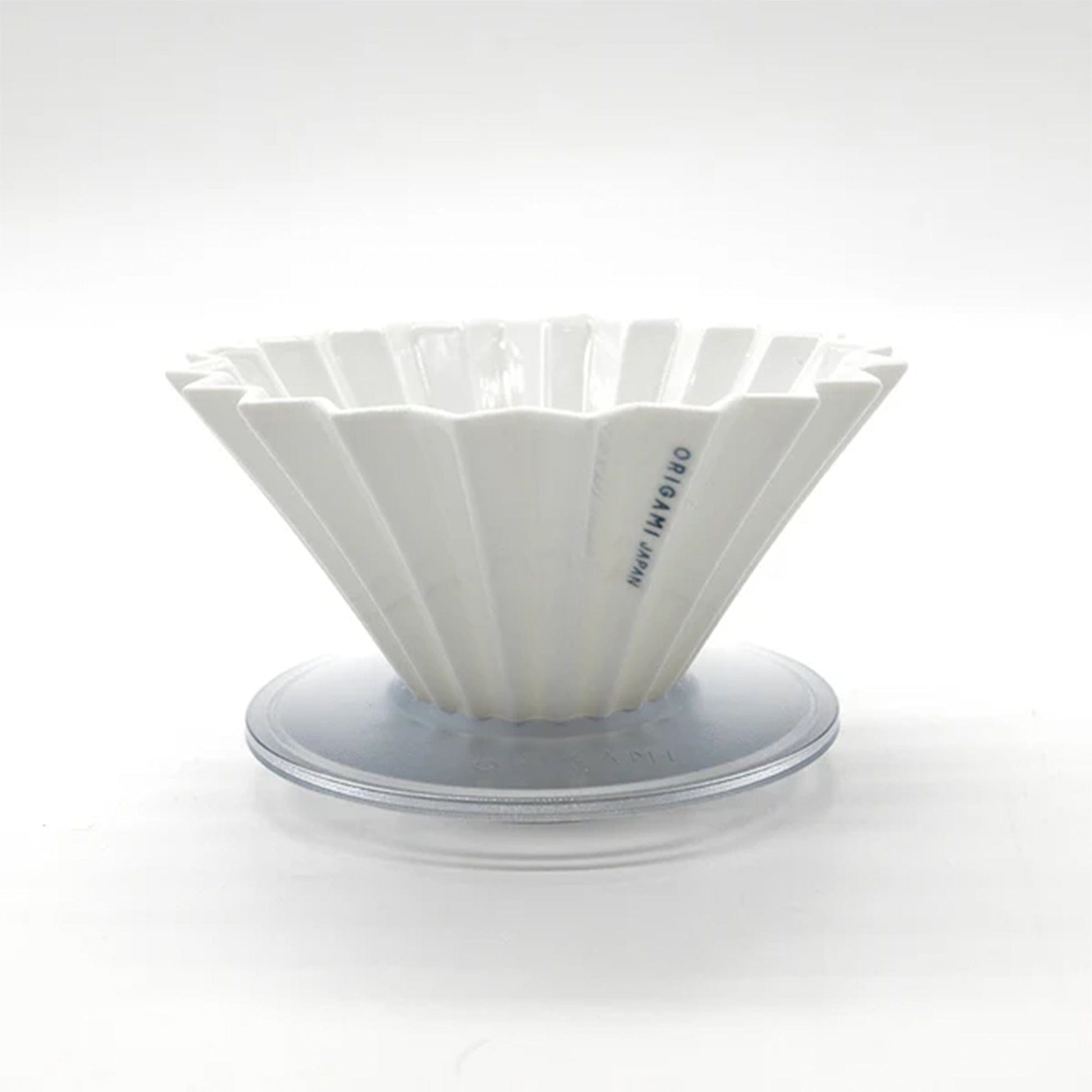 SB Online Store White Origami Coffee Dripper with Holder | Medium