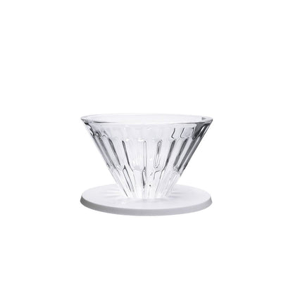 Timemore Coffee Timemore Crystal Eye Glass Dripper 02 PC Holder White