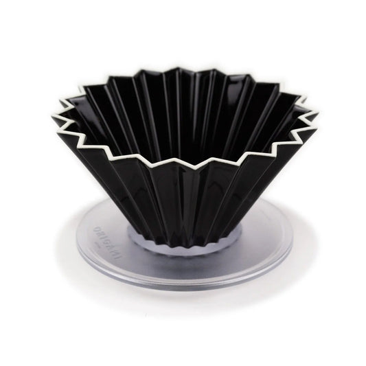 Origami Coffee Dripper with Holder | Medium Coffee Filters Black