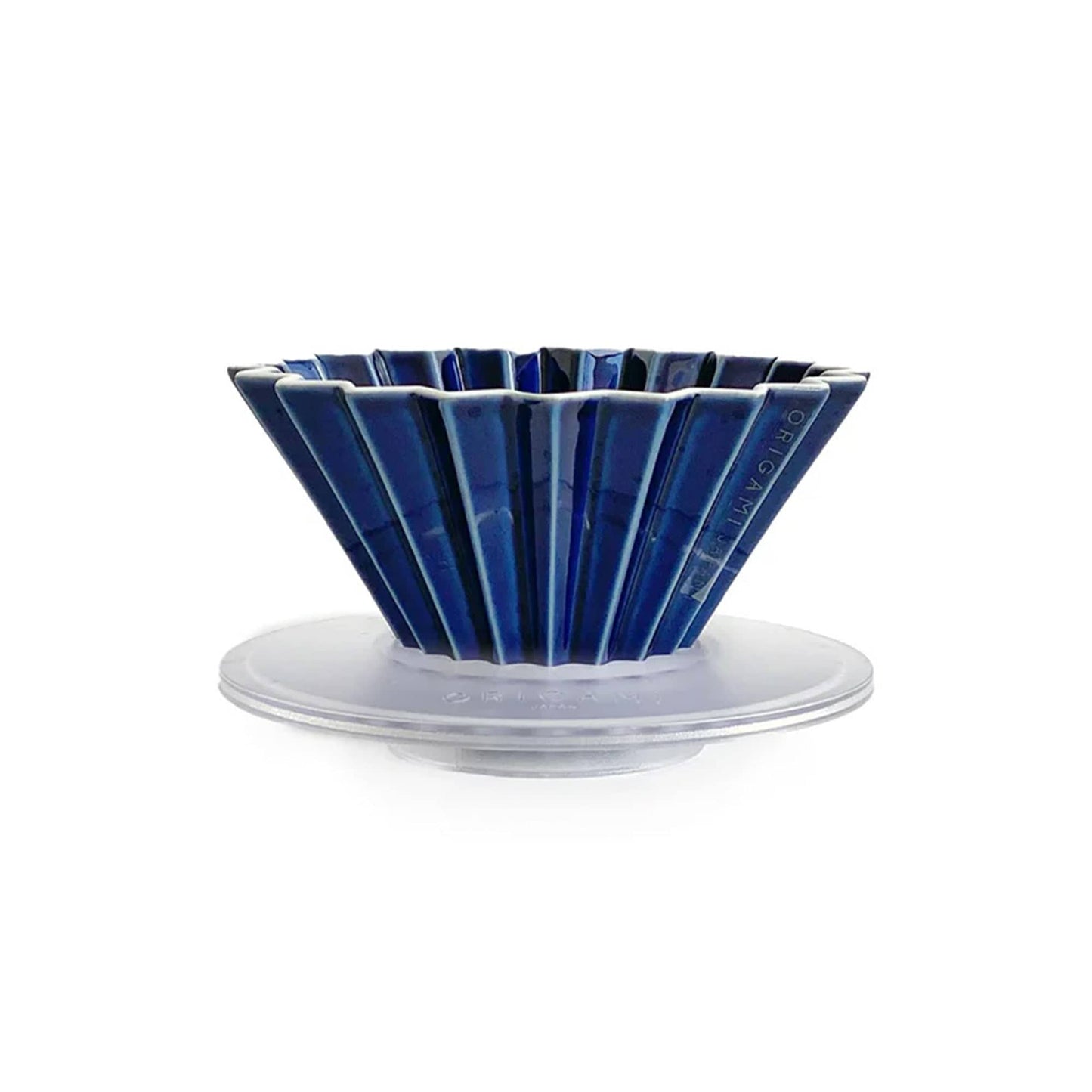 SB Online Store Navy Blue Origami Coffee Dripper with Holder | Medium