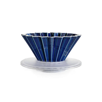 SB Online Store Navy Blue Origami Coffee Dripper with Holder | Medium