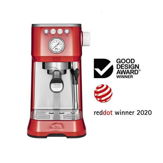Solis Solis Perfetta Plus Red Coffee Machine | Espresso Machine