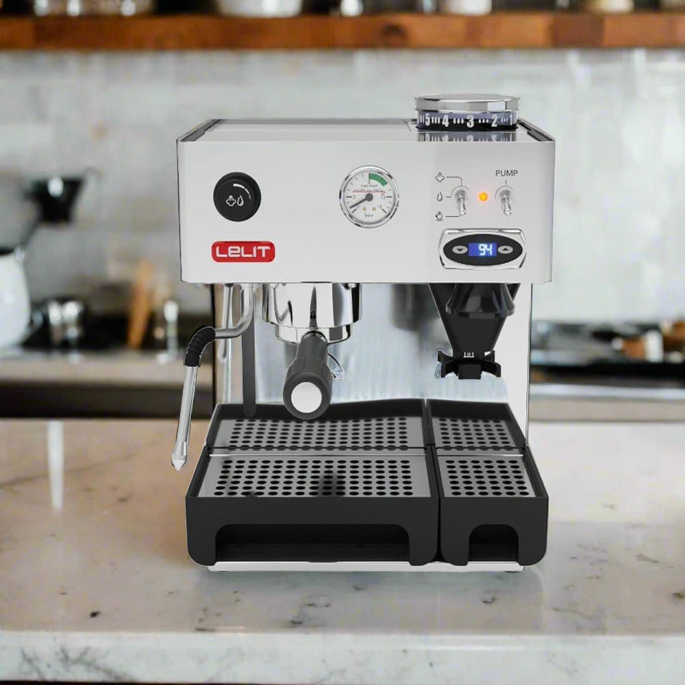 Lelit Anita Italian Coffee Machine with InBuilt Grinder Home Coffee Machines